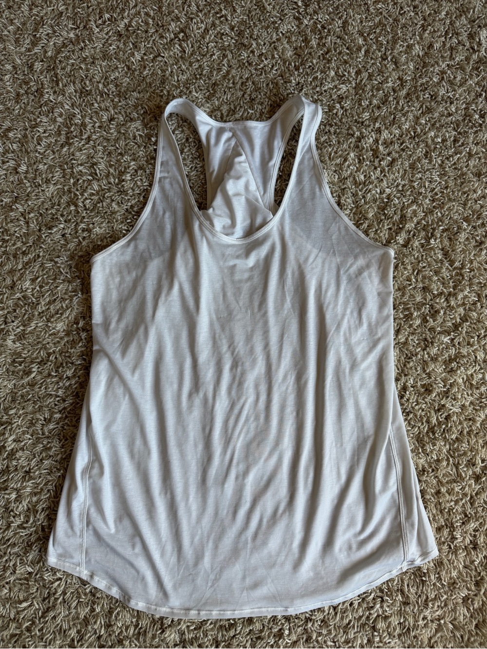 White Lululemon Tank